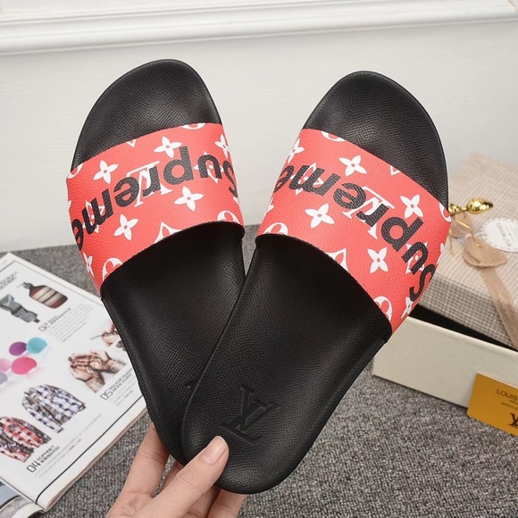 louis vuitton supreme sandals